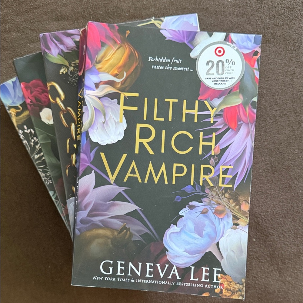 Filthy Rich Vampire book set by Geneva Lee